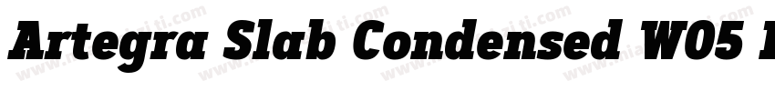 Artegra Slab Condensed W05 Bold字体转换
